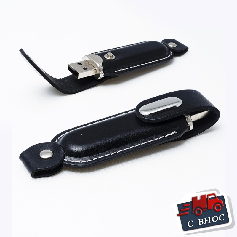 Stylish leather USB flash drive